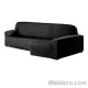 Funda Chaise Longue apoyabrazos largo Aquiles Derecho Gris Oscuro