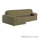 Funda Chaise Longue apoyabrazos largo Aquiles Izquierdo Beige Oscuro
