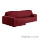 Funda Chaise Longue apoyabrazos largo Aquiles Izquierdo Granate
