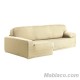 Funda Chaise Longue apoyabrazos largo Aquiles Izquierdo Natural