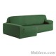 Funda Chaise Longue apoyabrazos largo Aquiles Izquierdo Verde