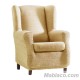 Funda de Sillón Orejero Elástica Aquiles Beige