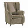 Funda de Sillón Orejero Elástica Aquiles Beige oscuro