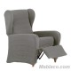 Funda de Sillón Relax Elástica Aquiles Gris