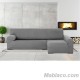 Funda Chaise Longue Ulises Derecha Gris