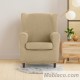 Funda de sillón Orejero elástica Ulises Beige