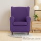 Funda de sillón Orejero elástica Ulises Morado