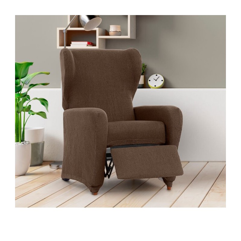 Funda de Sillón Relax elástica Ulises Marrón