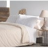 Juego Fundas Nórdicas lisas Crema Cama 160 Juego Fundas Nórdicas lisas Crema Cama 160