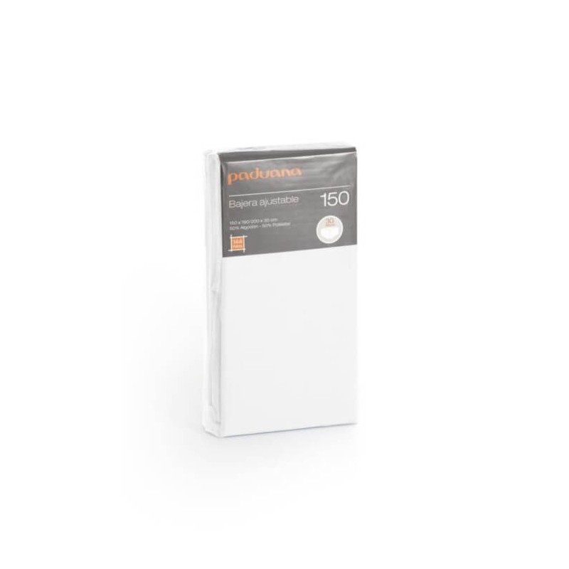 Sábanas Bajeras Lisas Paduana Blanco