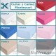 Sábana Bajera Fabicada A medida Cunas, Camas Monterori, Autocaravanas, Monovolumen en 10 colores