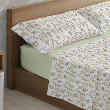 Juego de Sábanas Laia Piedra Estela 100% Algodón