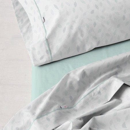 Juego de Sábanas Lucy Aqua Estela 100% Algodón