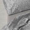 Juego de Sábanas Abi Gris Estela 100% Algodón