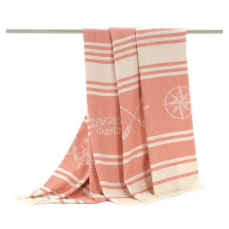 Fouta Maca Coral Estelia