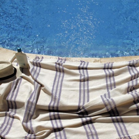 Fouta Mao Estelia Morado