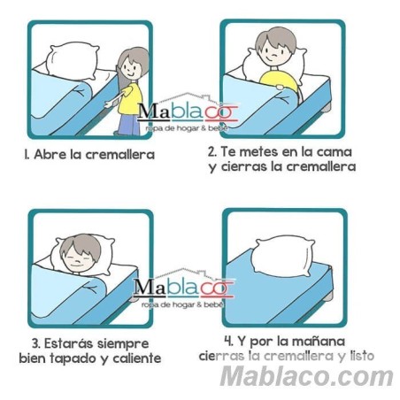 Saco Nórdico Tie Coral Cama 105