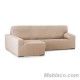 Funda Sofá Chaise Longue Argos Brazo Largo Beige Izquierdo