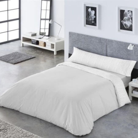 Juego Funda Nórdica Reversible Katie Gris Reverso