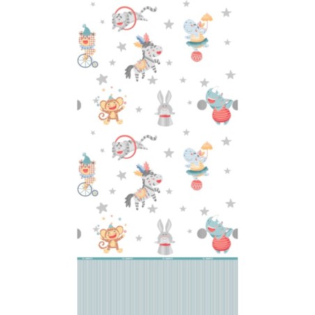 Juego de Sábanas Infantiles Circus Azul El Barco