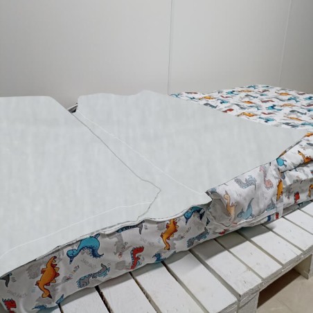 Lateral Saco Nórdico Bebé Franela Algodón Invierno Cosmos Estrellas Con Cremallera y Fuelle Royal 	