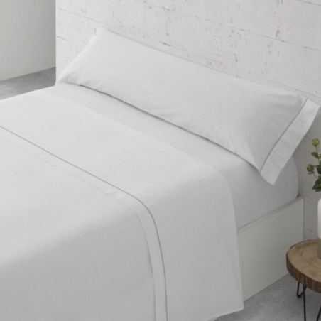 Juego de Sábanas Lisa Blanca Bies Paduana