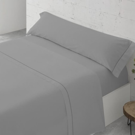 Juego de Sábanas Lisa Gris Bies Paduana