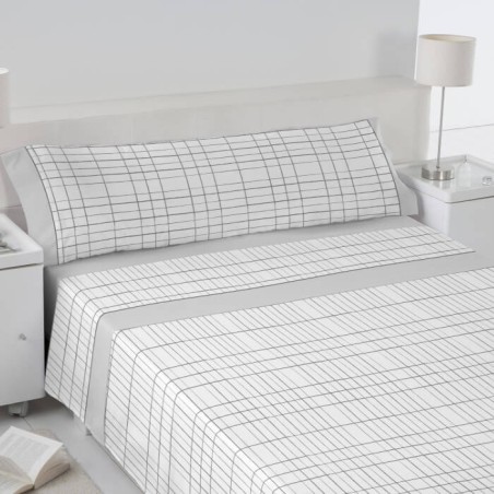 Juego de Sábanas Microseda Nael Blanco