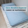 Saco Nórdico Nido Celeste Estrellas Cama de Matromonio Con Cremallera Y Fuelle Royal Saco Nórdico Nido Celeste Estrellas Cama de Matromonio Con Cremallera Y Fuelle Royal