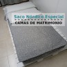 Saco Nórdico Gris Estrellas Cama de Matromonio Con Cremallera Y Fuelle Royal Saco Nórdico Gris Estrellas Cama de Matromonio Con Cremallera Y Fuelle Royal