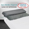 Saco Nórdico Coralina Blanco interior Gris  Royal Cama de Matromonio con Cremallera y Fuelle  Saco Nórdico Coralina Blanco interior Gris  Royal Cama de Matromonio con Cremallera y Fuelle