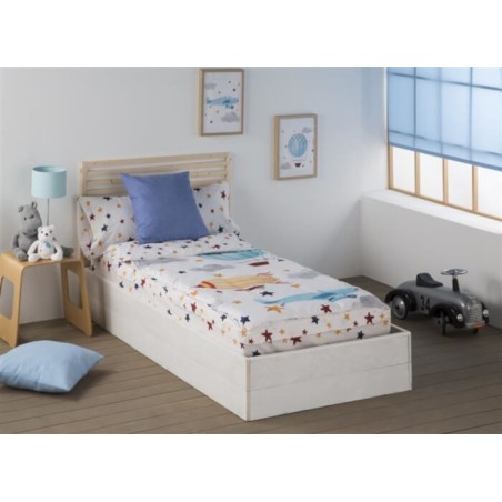 Saco Nórdico Aviones Ilustrando tus Sueños 100% Algodón