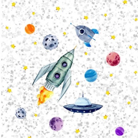 Saco Nórdico Cohete Ilustrando tus Sueños 100% Algodón