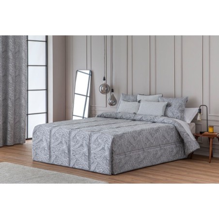 Edredón Comforter Alcala Gris Confecciones Paula