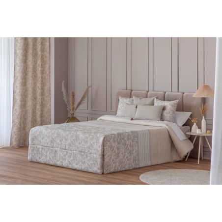 Edredón Comforter Huesca Beige Confecciones Paula