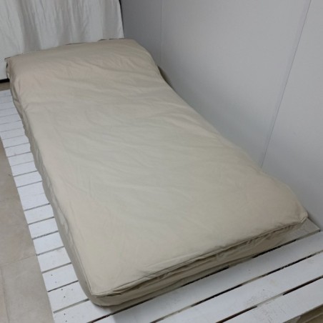 Extendido Saco Nórdico Bebé Franela Algodón gris Liso Bicolor Piedra Con Cremallera y Fuelle Royal