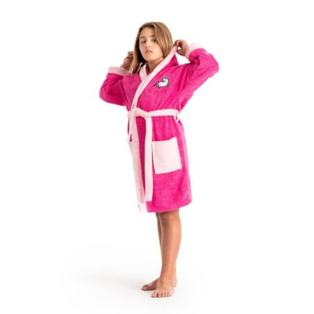 Albornoz Infantil Unicornio Algodón con Capucha Paduana