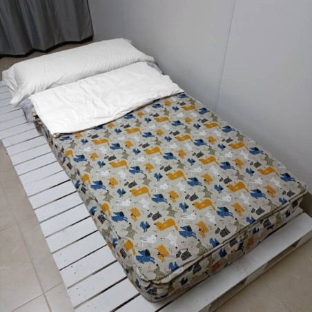 Saco Nórdico Bebé interior 100% Algodón 200 hilos Perritos Lino Royal