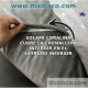 Creamllera intterior oculta por solapa interior del Saco Nórdico interior Coralina Invierno Royal