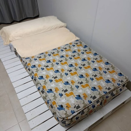 Saco Nórdico Coralina Beige Invierno Perritos Lino Infanitl Royal