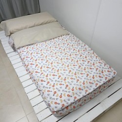 Saco Nórdico Bebé Conejitos Arcoiris Royal Con Cremallera y Fuelle