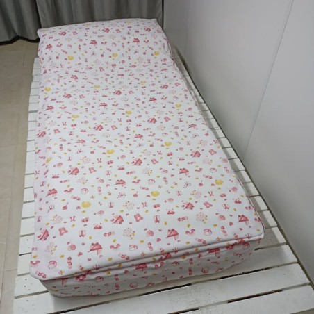  	Saco Nórdico Infantil Dulzura Girl Rosa Con Cremallera y Fuelle Royal extendido