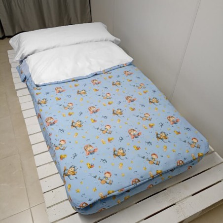 Saco Nórdico Bebé interior 100% Algodón 200 hilos Osito Aventura Royal