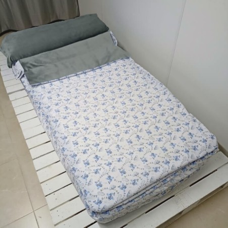 Saco Nórdico Coralina Invierno Bebé Avioncitos Azul Royal Con Cremallera y Fuelle