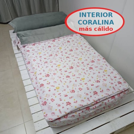 Saco Nórdico interior Coralina Invierno Dulzura Girl Rosa Royal