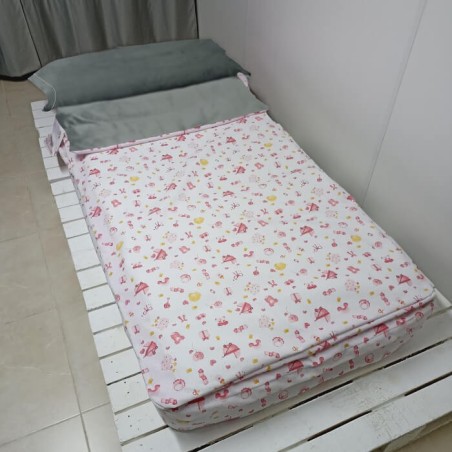 Saco Nórdico Coralina Invierno Bebé Dulzura Girl Royal Con Cremallera y Fuelle