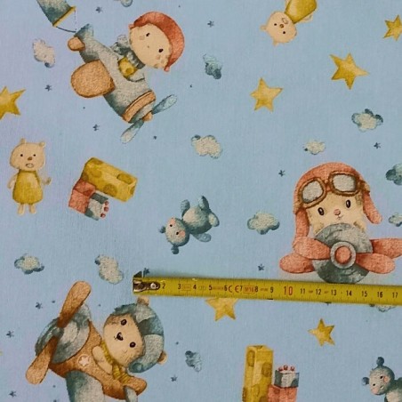 Detalles diseño infantil Saco Nórdico Cuna de Bebe Osito Aventura invierno Franela Algodón Royal