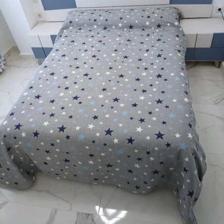 Funda Nórdica Bebé Cosmos Estrellas Royal Reversible 1 pieza Extendida