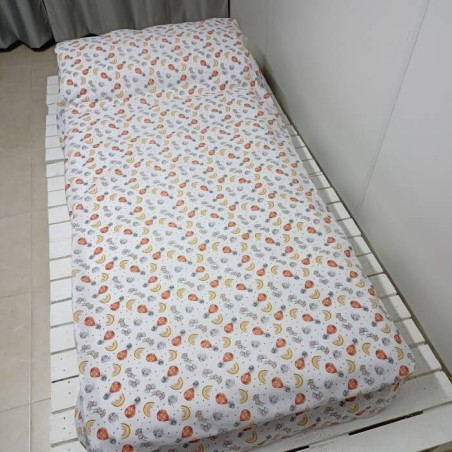 Funda Nórdica Bebé Conejitos Arcoíris Royal Reversible 1 pieza Extendida