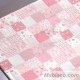 Detalles del estampado del Saco Nórdico Baby Rosa